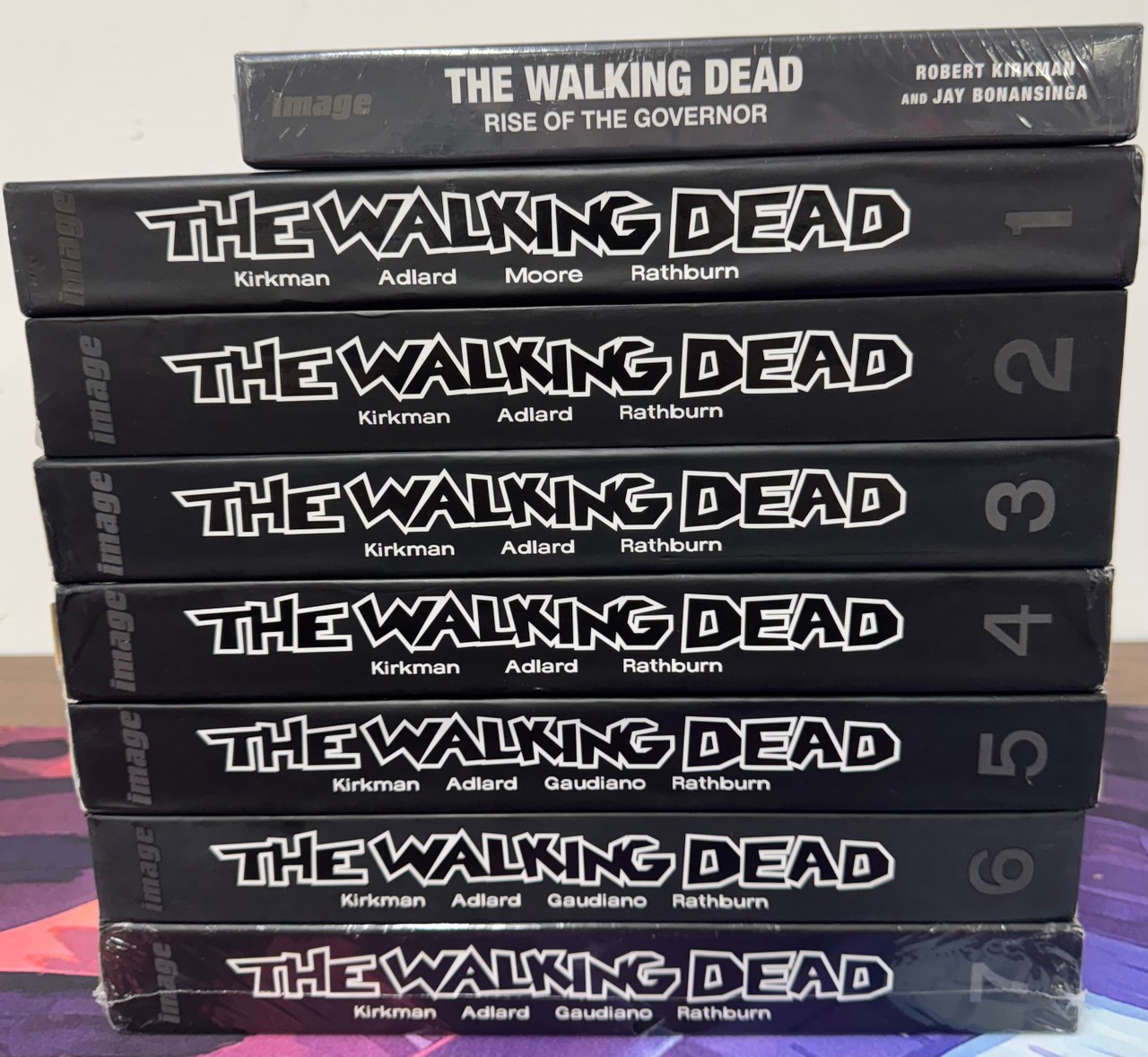 The Walking Dead Volumes 1-7 Deluxe Omnibus Set + Rise of