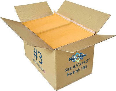 Kraft Bubble Mailers 8.5X14.5 Inch #3 | Self Seal Padded Envelopes | Cushioned B