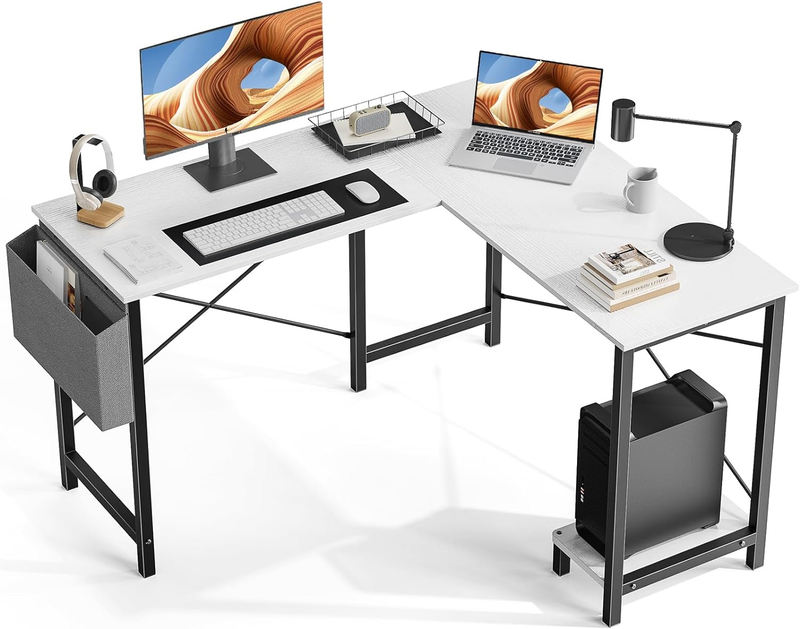 OLIXIS L Shaped Computer Desk - Gaming Corner 50 Inch Office