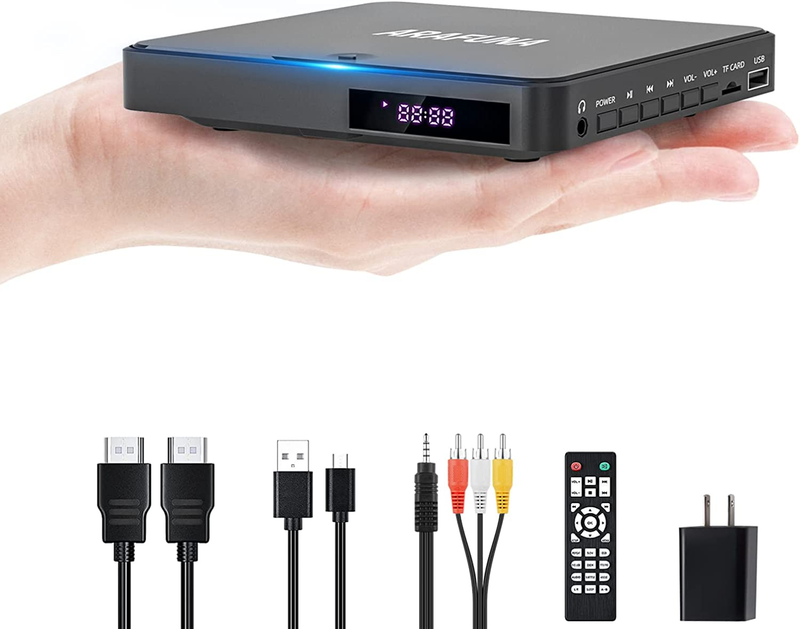 , Hdmi Small Dvd Player For Tv With All Region Free, Compact