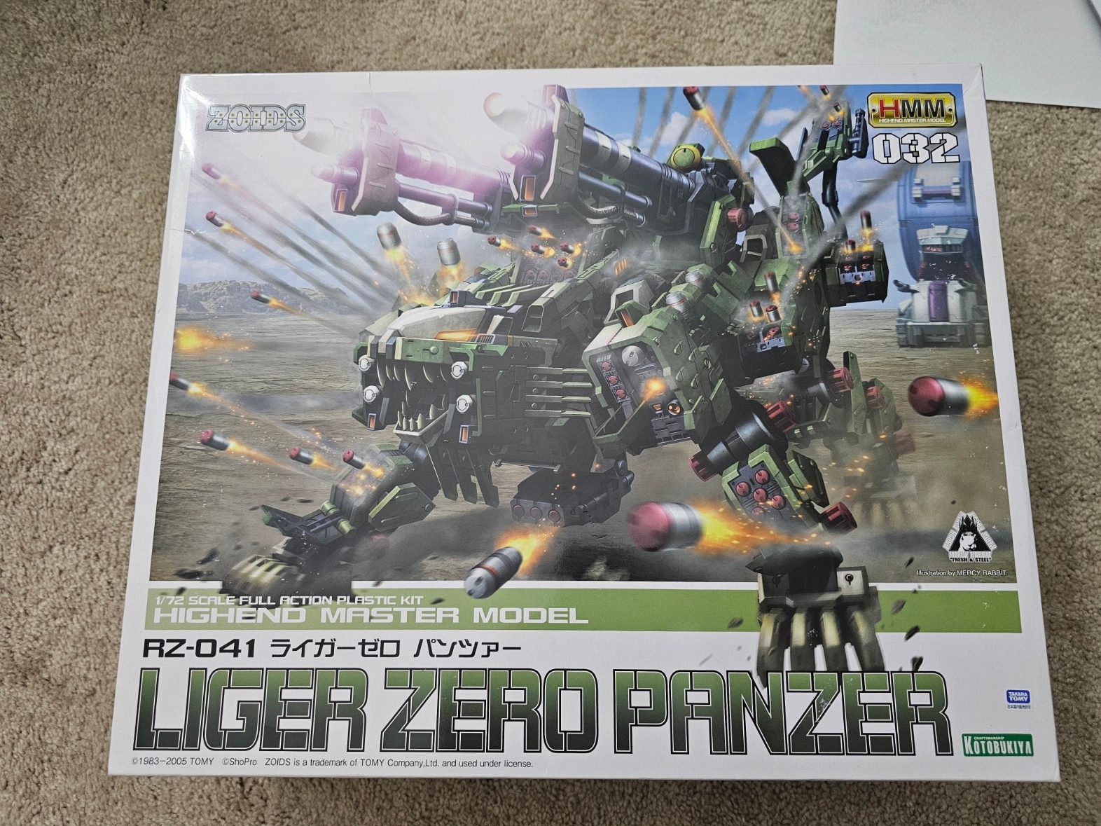 Zoid Kotobukiya 1/72 HMM #032 RZ-041 Liger Zero Panzer Model