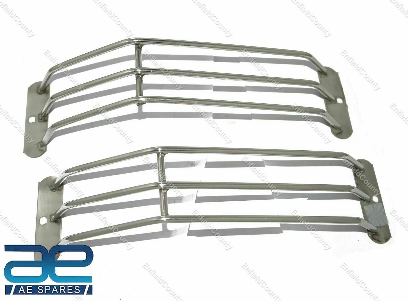 Pair Front Indicator Turn Light Grill Protector Stone Guard 3 Wheel Tuk Tuk  