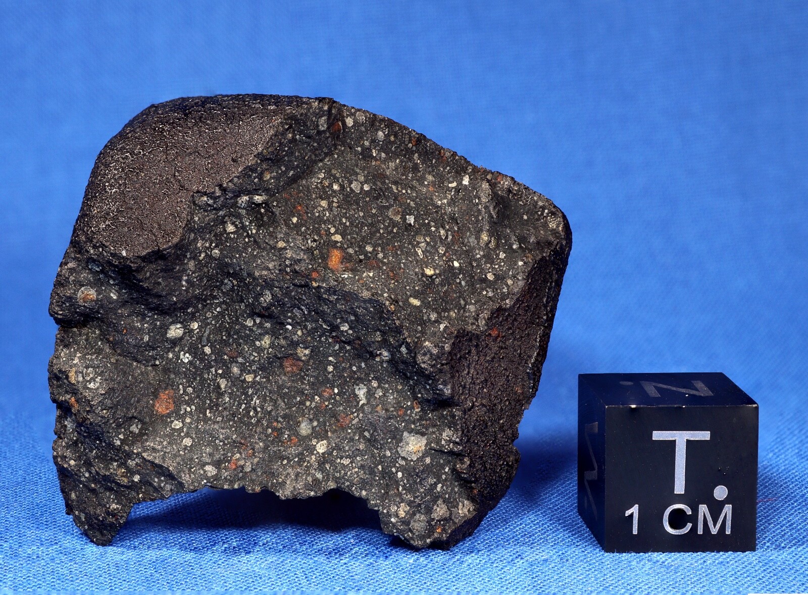 23.25 gram Murchison meteorite w/ fusion crust (CM2 23.25 gram Murchison meteorite w/ fusion crust (CM2