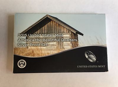 2015-s SILVER. U.S. Mint made America the Beautiful  QUARTERS  proof Set