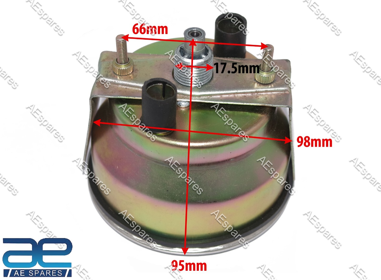 Dual Reading Black Speedometer 120 MPH 200 Kph For BMW R65 R80GS R100 GS PD