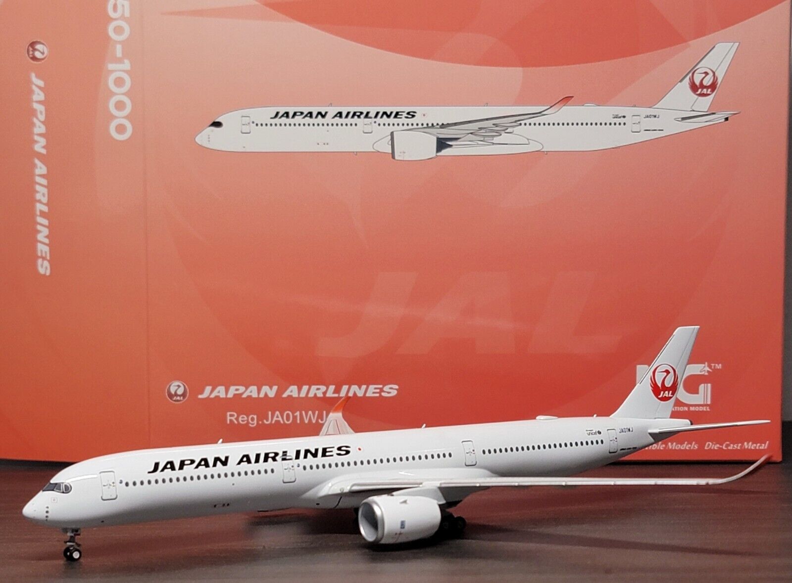 JAL A350-1000 日本航空 エアバス 惜しみ JA01WJ NG 1:400 JAL A350-1000 日本航空 エアバス 惜しみ JA01WJ NG 1:400