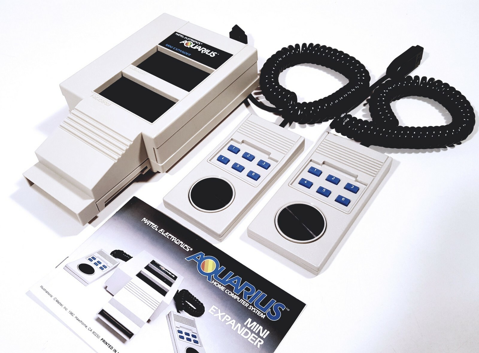 MATTEL AQUARIUS VINTAGE COMPUTER SYSTEM WORKING w/ PRINTER RECORDER 16K MEMORY