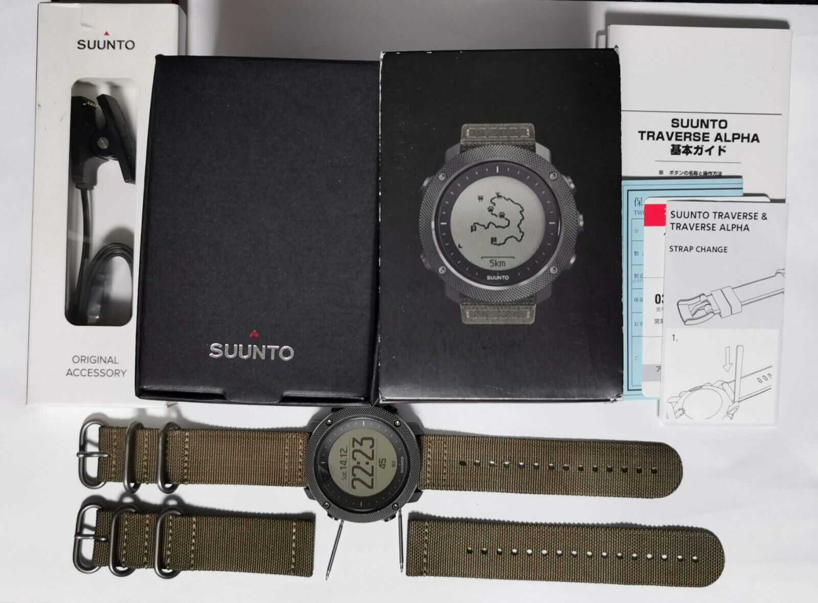 NMint Suunto Traverse Alpha Foliage SS022292000 OW151 GPS NMint Suunto Traverse Alpha Foliage SS022292000 OW151 GPS
