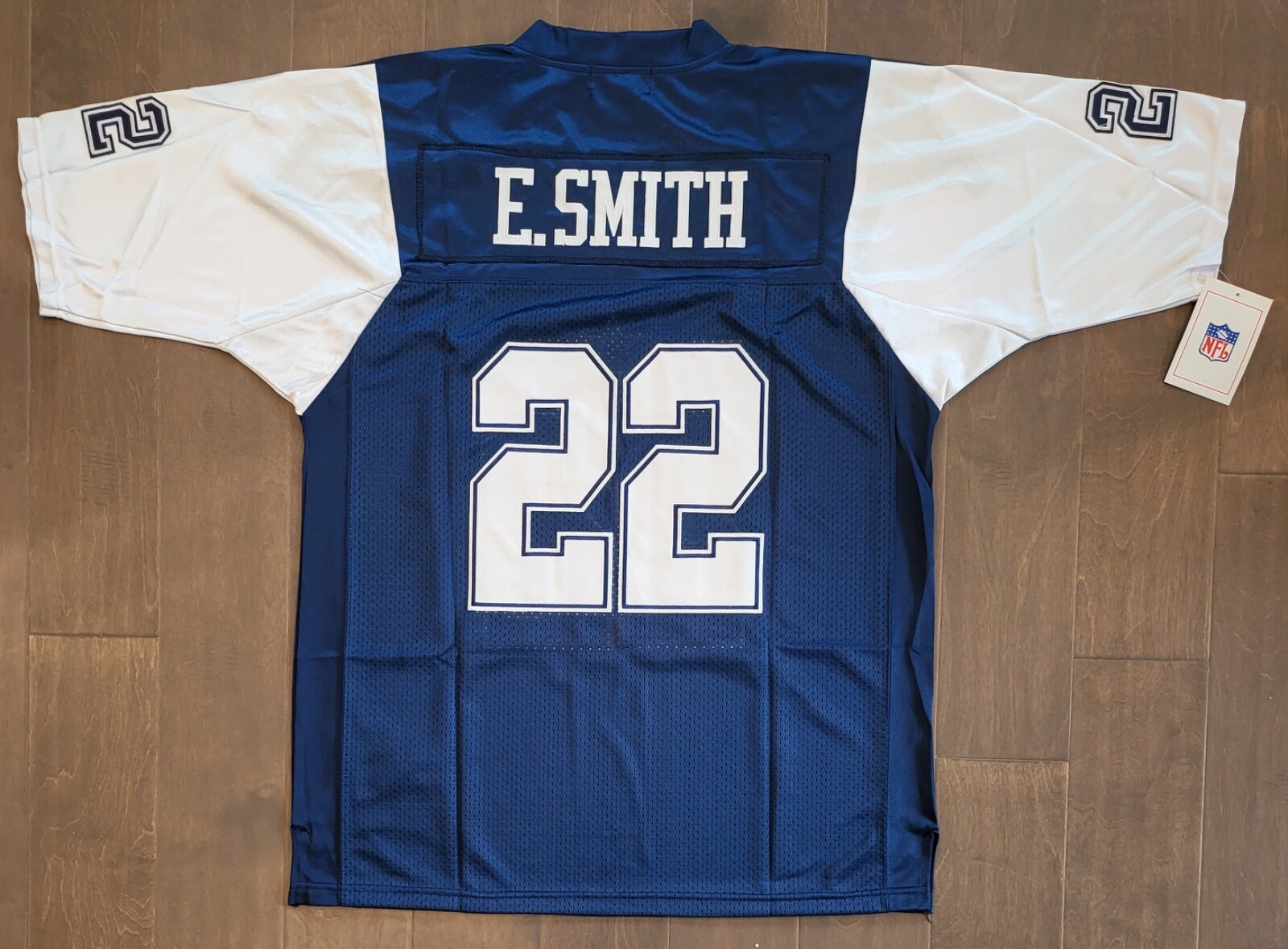 Emmitt Smith #22 Throwback Stitched Navy Dallas Cowboys '94