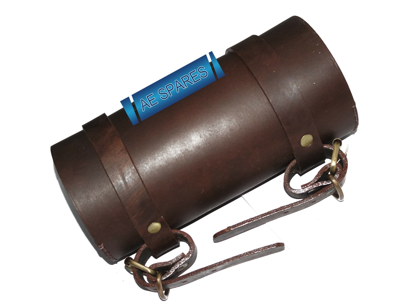 For Matchless Bikes Brown Leather Tool Bag Roll With Logo 