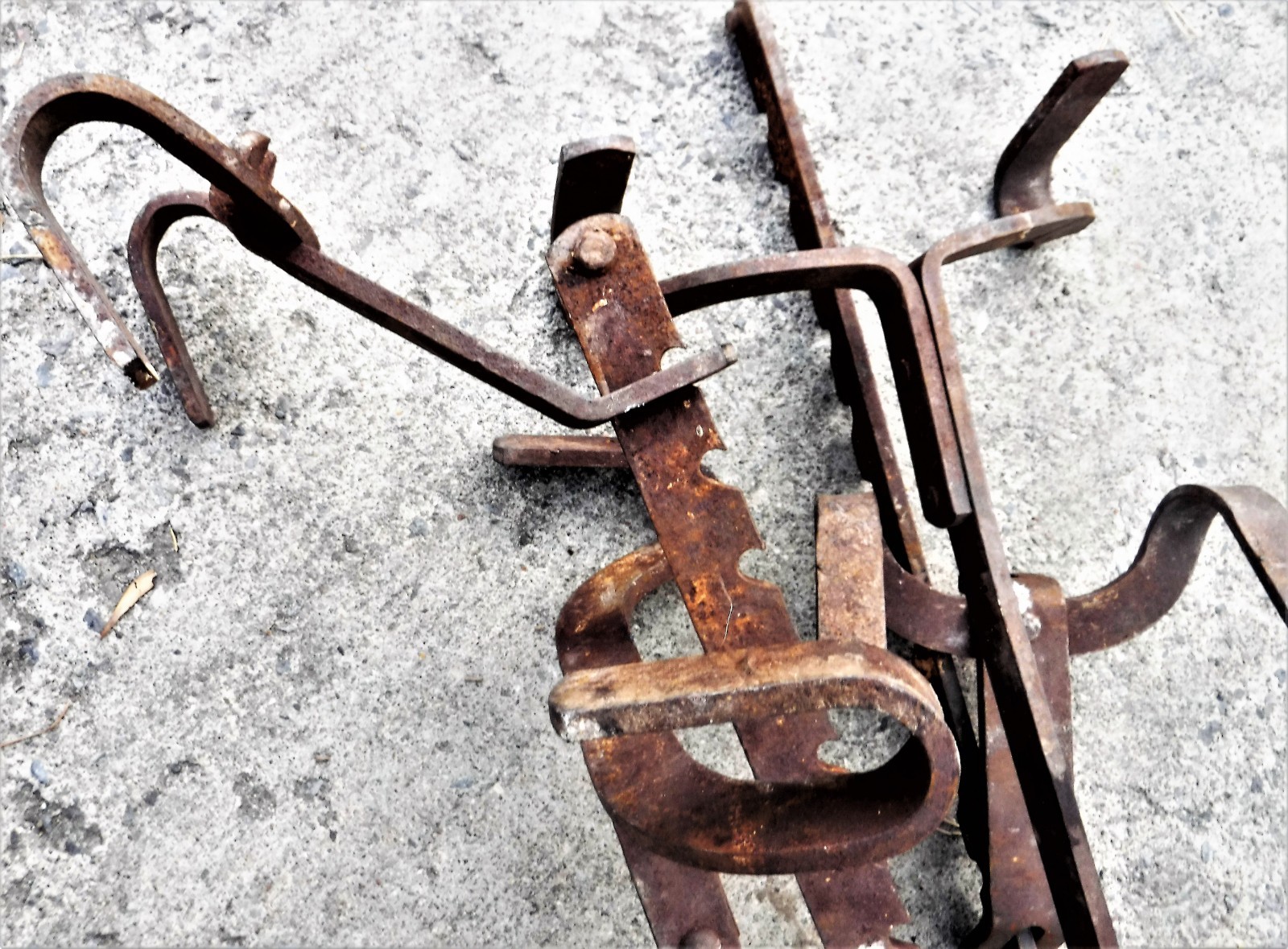 Pair Vintage Ladder Jacks Adjustable