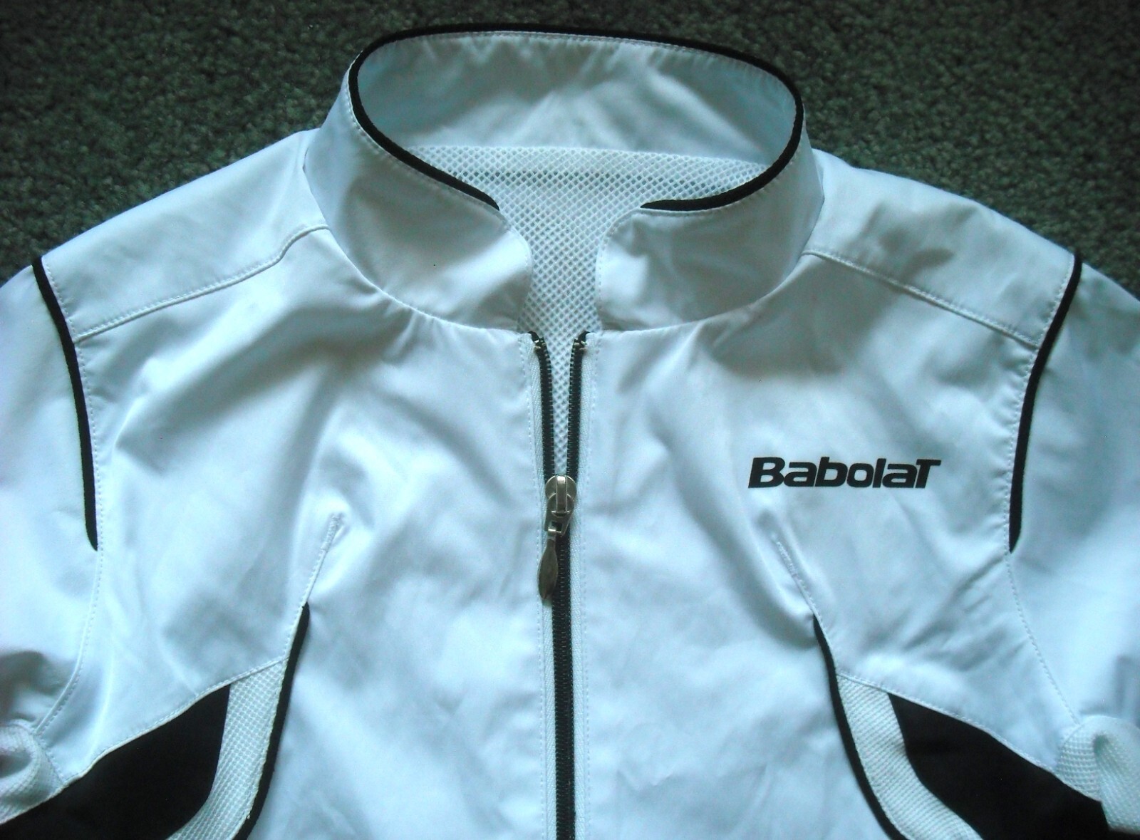 ウェア BABOLAT Play Jacket White Babolat Play Men's Tennis Jacket - White