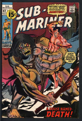 SUB-MARINER #42 6.0 // MARVEL COMICS 1971