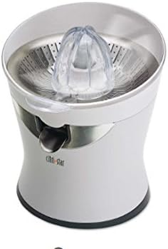 Citristar Slow Press Citrus Juicer in White
