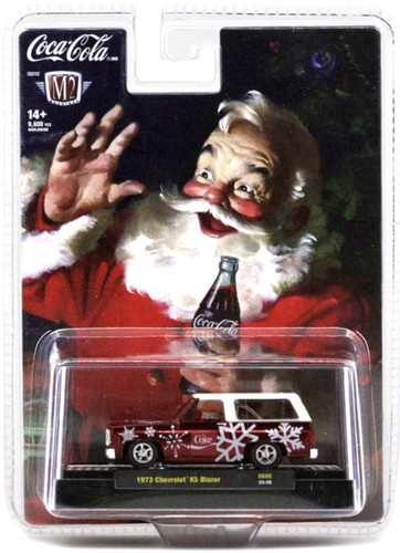 M2マシーン　コカ・コーラ　 1973 シボレー K5 ブレーザー M2 MACHINES 2023 CHRISTMAS 1973 CHEVY K5 BLAZER SQUAREBODY