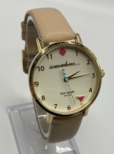 Kate Spade New York Live Colorful Ladies Nude Leather Band