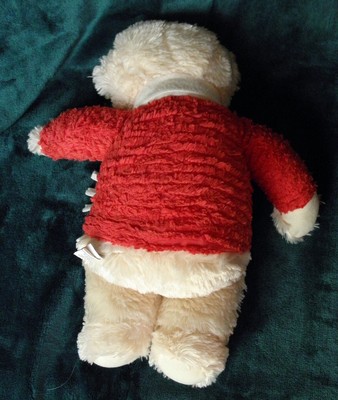 Hallmark JINGLE BEAR Musical Plush Xmas Stuffed Animal Teddy Cream Polar Bells