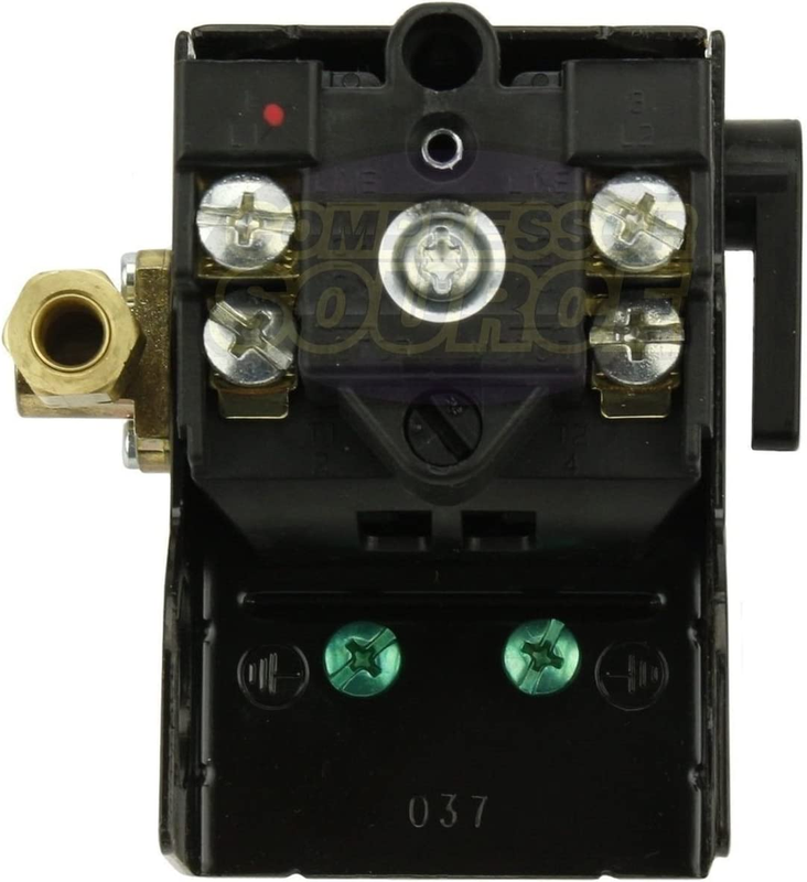 Pressure Switch for Air Compressor Made by Furnas /  69JF9LY2C 140-175 Four Port