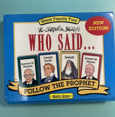 Who Said Follow The Prophet Match Game.