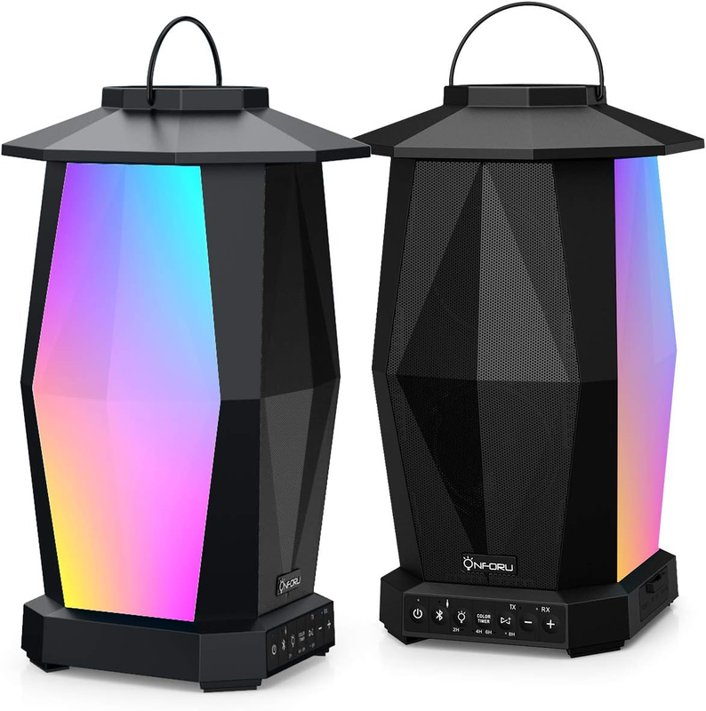 Outdoor Bluetooth Speakers, 2 Pack 50W Wireless Speakers, Pa