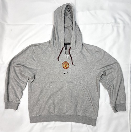 【NIKE】Manchester United Hoodie【00s】 Vintage 00s Cotton Mix Plain Red Nike Manchester United