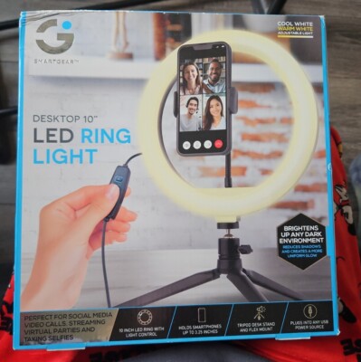 Smart Gear Desktop 10'' LED Ring Light NEW in Box Free Shipping