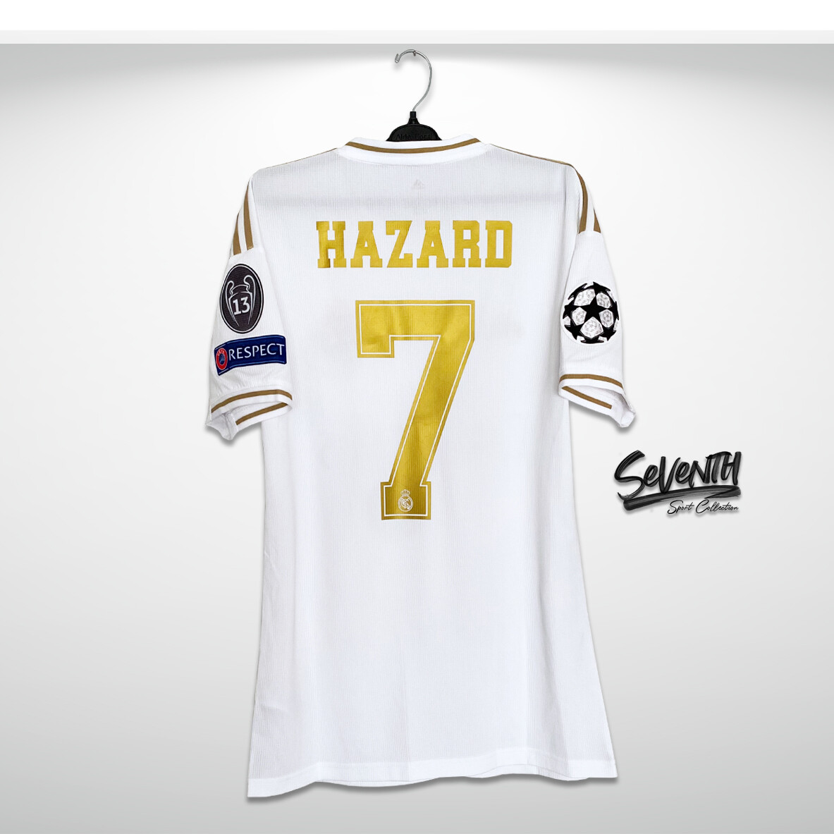 Real Madrid Official 2019 2020 Hazard Jersey Champions