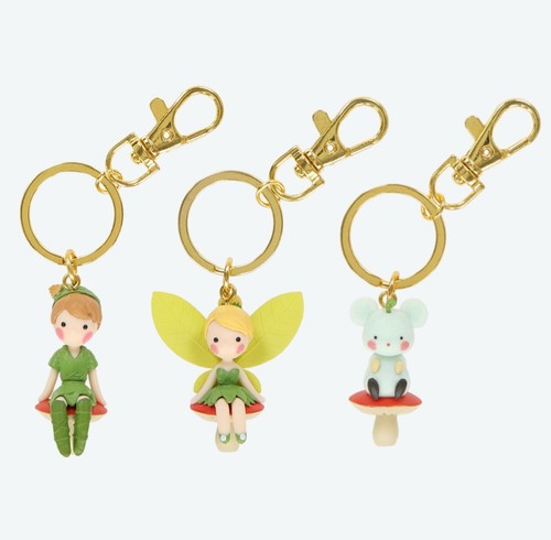 Japan Tokyo Disney Resort Peter Pan Tinker Bell Cheese Keychain