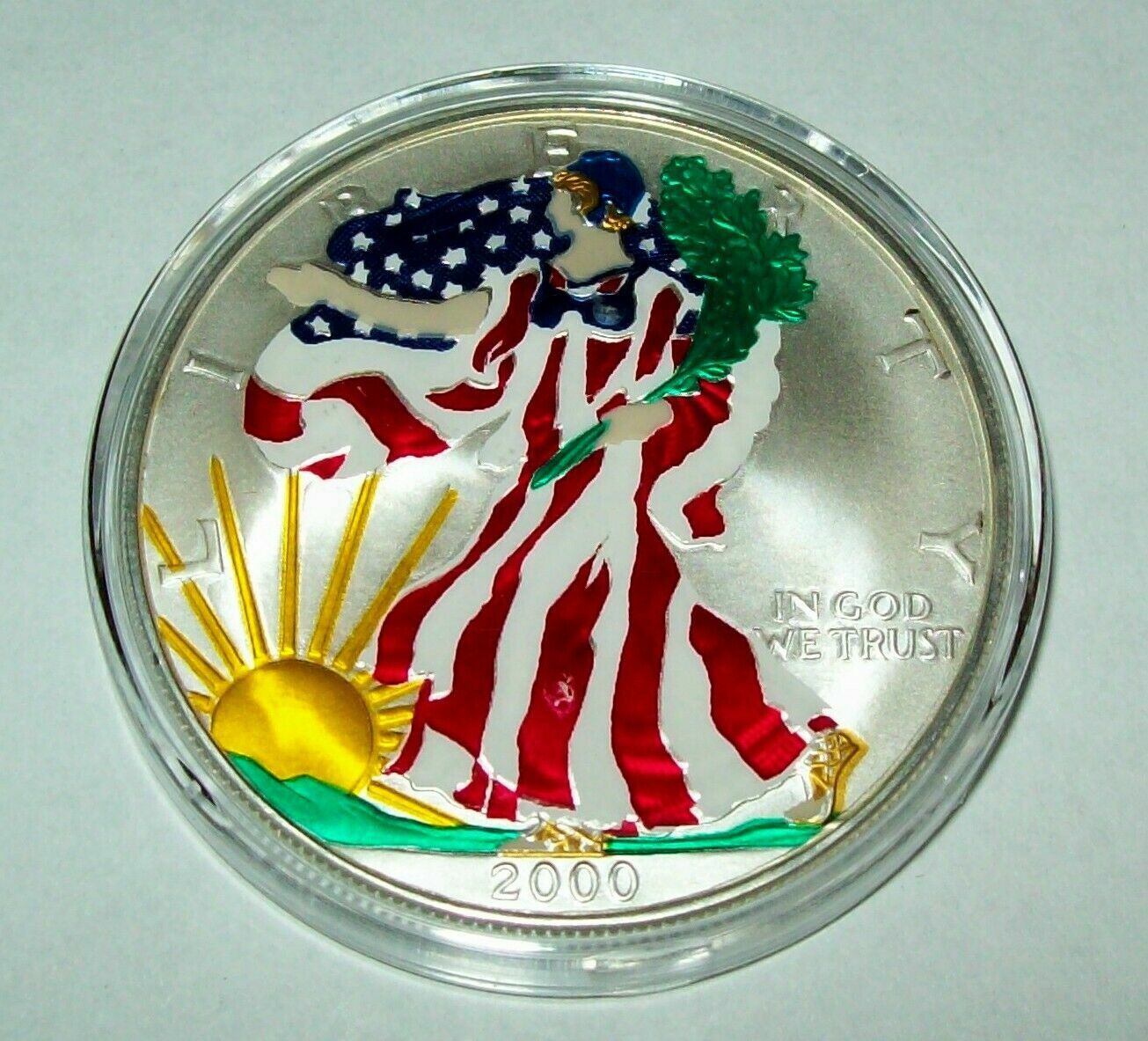アメリカ　イーグル銀貨　1オンス　2000年 2000年 イーグル 銀貨 1オンス 1ドル シルバー アメリカン