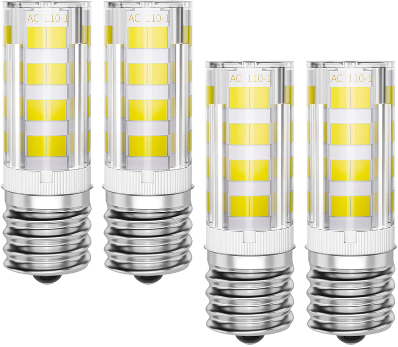 SHINESTAR Bright E17 LED Microwave Light Bulbs Replacement Set, 40 Watt Equivale