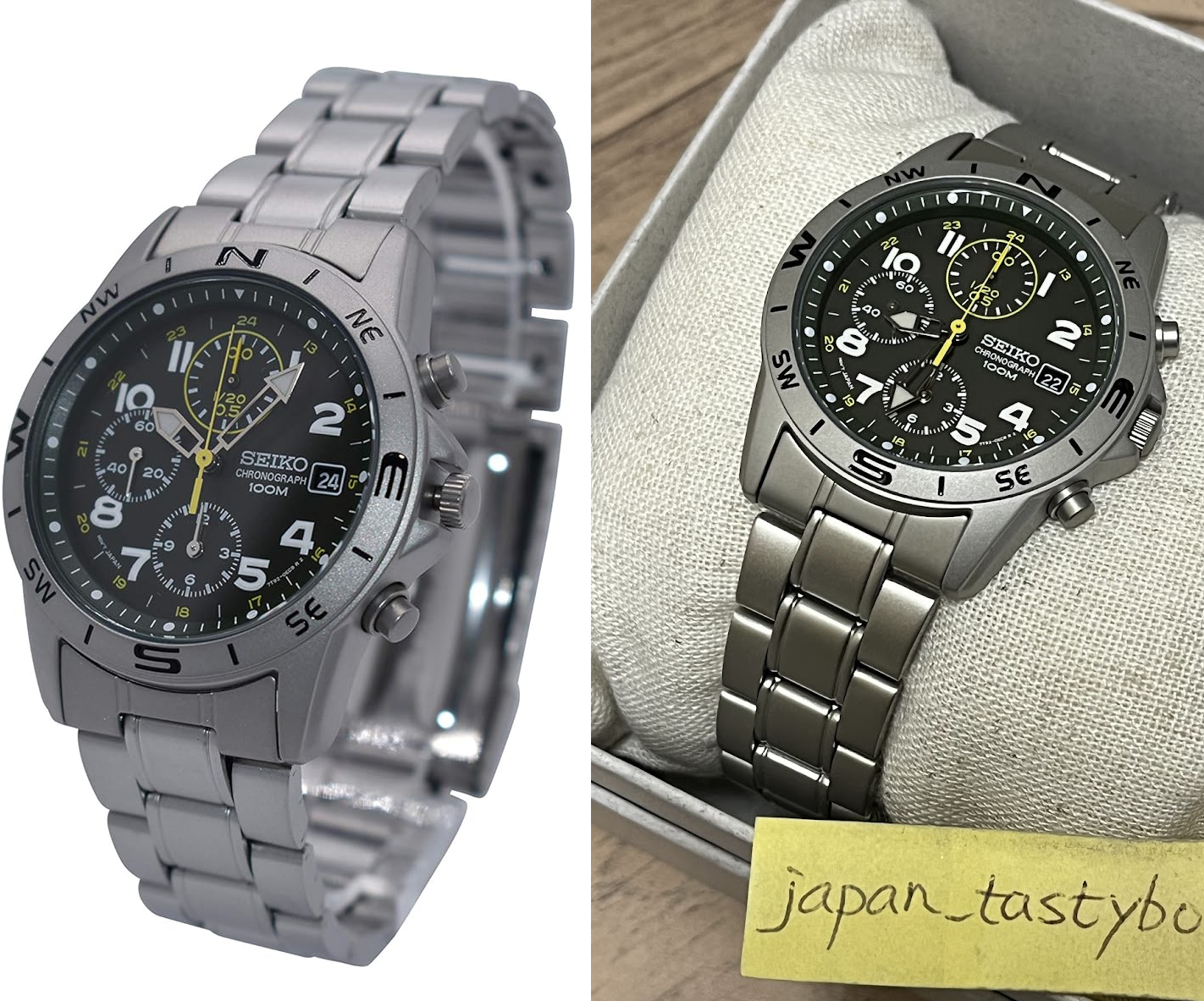 【新品、本物、当店在庫だから安心】 Seiko SND377P Genuine Military Chronograph SND377P1 SND377 時計