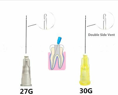 Dental Disposable Endo Irrigation Needle Syringe Tips 25G/27G/30G Oral care Tool