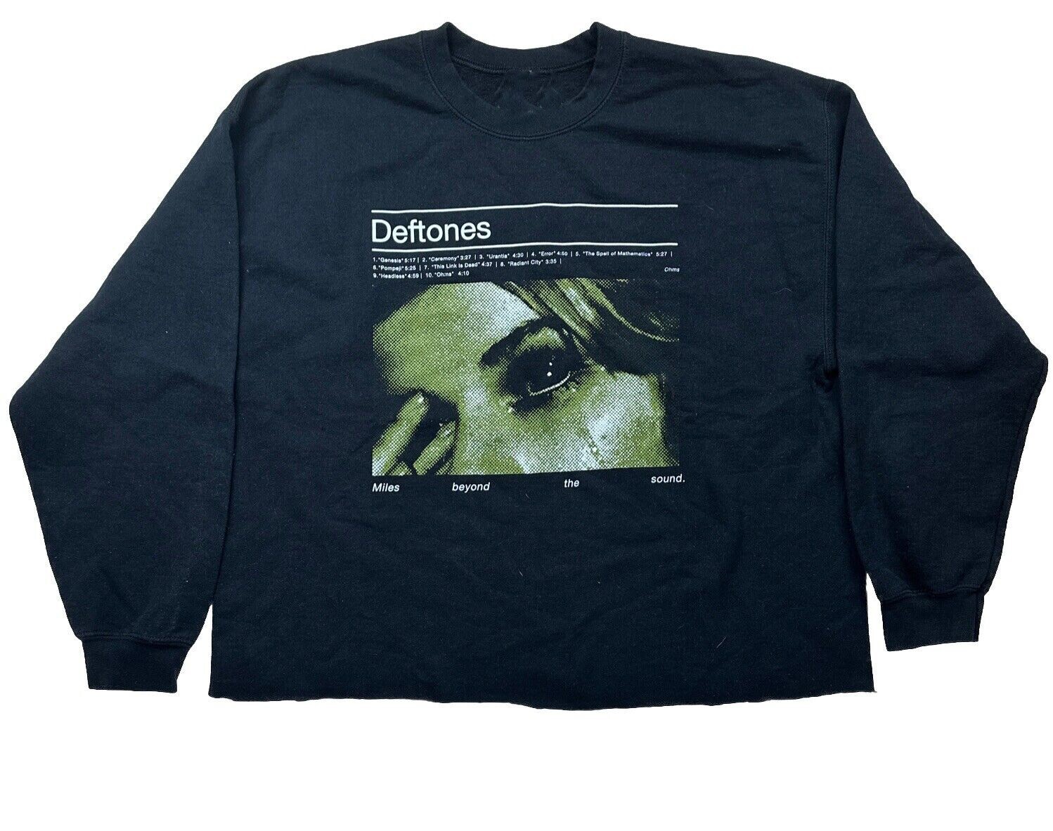Deftones Miles Beyond The Sound Long Sleeve Unisex Cotton