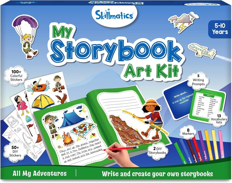 "Skillmatics Storybook Art Kit – DIY Creative Activity with 150+