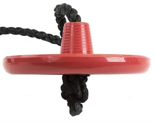 Squirrel Products Tree Swing Disc Rope Swing - with Leg Safety Protector & 1