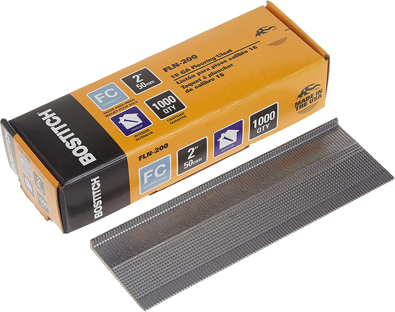 Bostitch FLN-200 2 Inch Flooring L-Nail 1000-Per Box Polishe