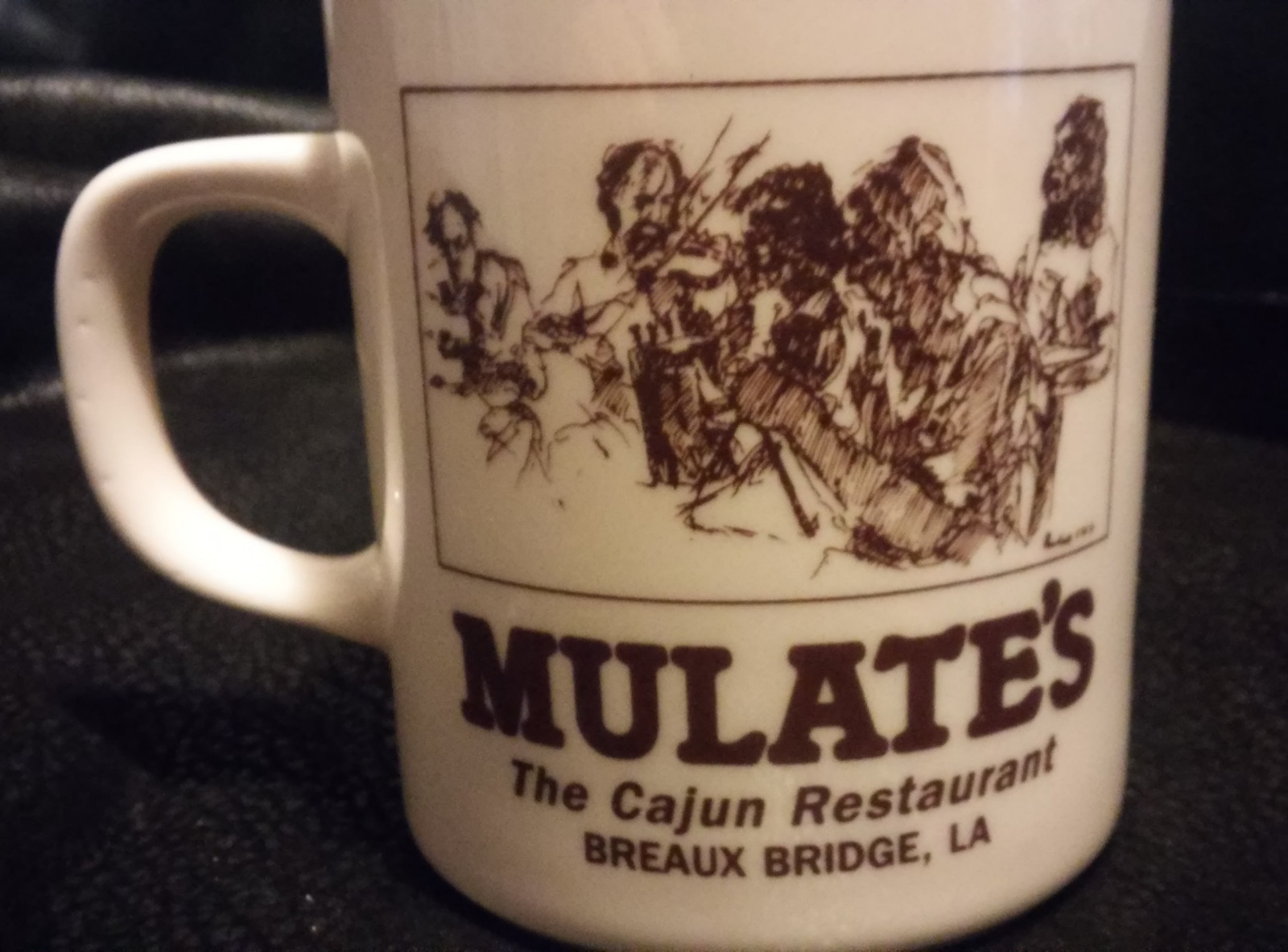 Mulate's The Cajun Restaurant Mug , Breaux Ridge, LA , Ceramic