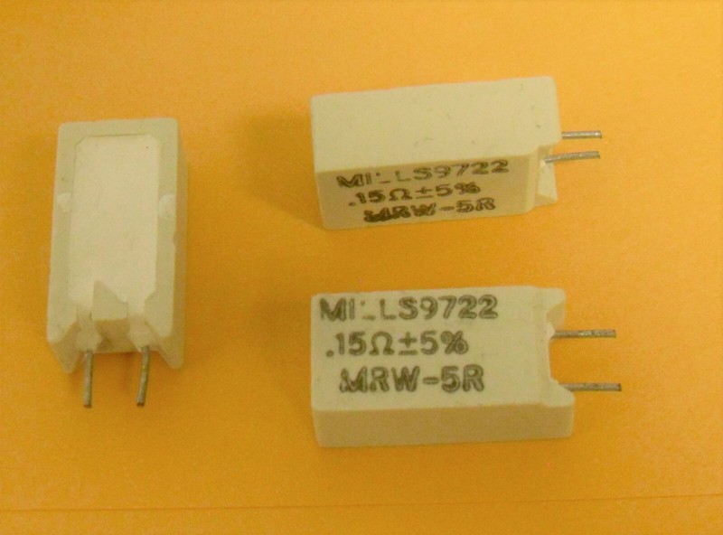 High Watt Wire Wound Ceramic Sandbar Resistors - 3 to 50 Watt