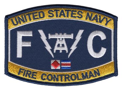 FC Deck Rating Fire Controlman Patch FC