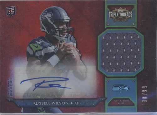 2012 Topps Triple Threads Russell Wilson #TTRAR-50