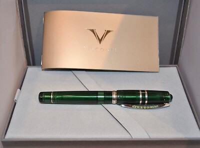 Visconti Homo Sapiens Demo Stones Emerald Rollerball pen, MSRP $850- KP15-18-RB