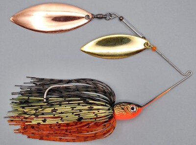 Custom Spinnerbait ~ Bull Bream ~ 1/2 oz Double Willow