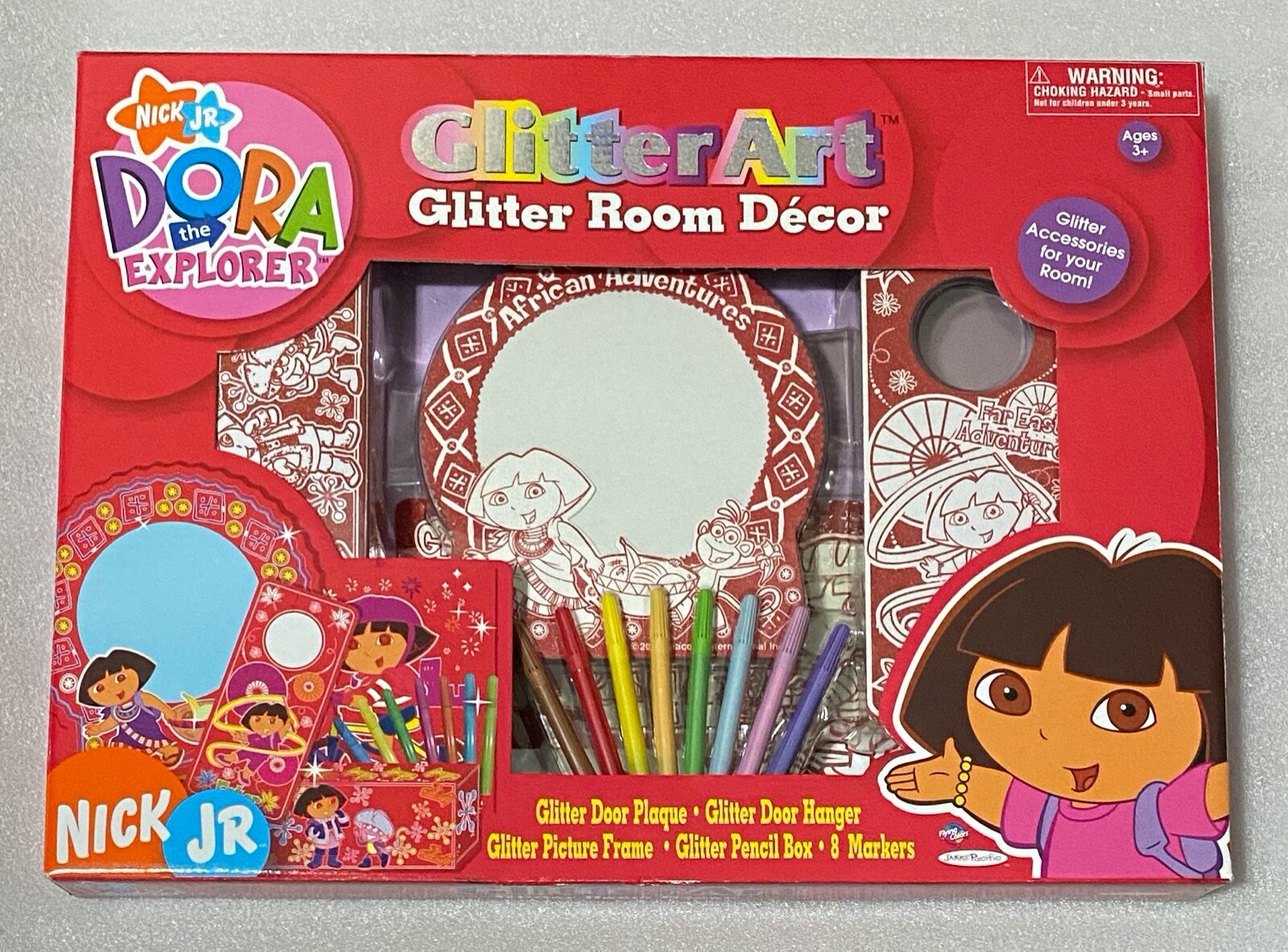 NEW DORA THE EXPLORER GLITTER ART GLITTER ROOM DECOR NICK JR