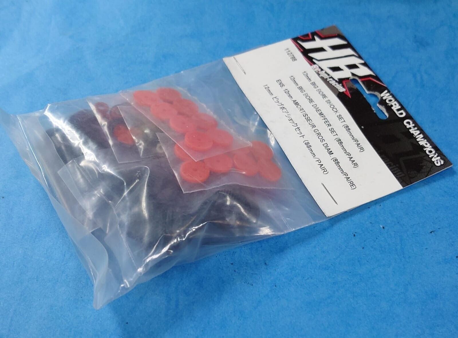Hot Bodies 112788) D413 / 12mm Big Bore Shock Set 88mm 1Pair Hot Bodies 112788) D413 / 12mm Big Bore Shock Set 88mm 1Pair