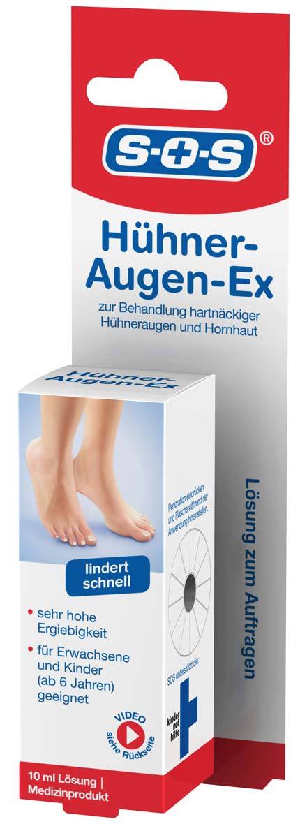 SOS Hühner-Augen-Ex | zur Behandlung hartnäckiger Hühneraugen und Hornhaut |