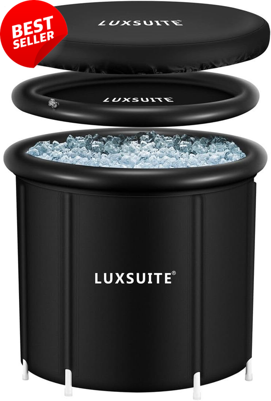Portable Ice Bath Tub 300L Inflatable Hot Bathtub SPA Massage Athletes Cold Wate