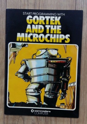 GORTEK AND THE MICROCHIPS by HEATHER SCOTT - COMMODORE COMPUTER - £3.25 UK POST