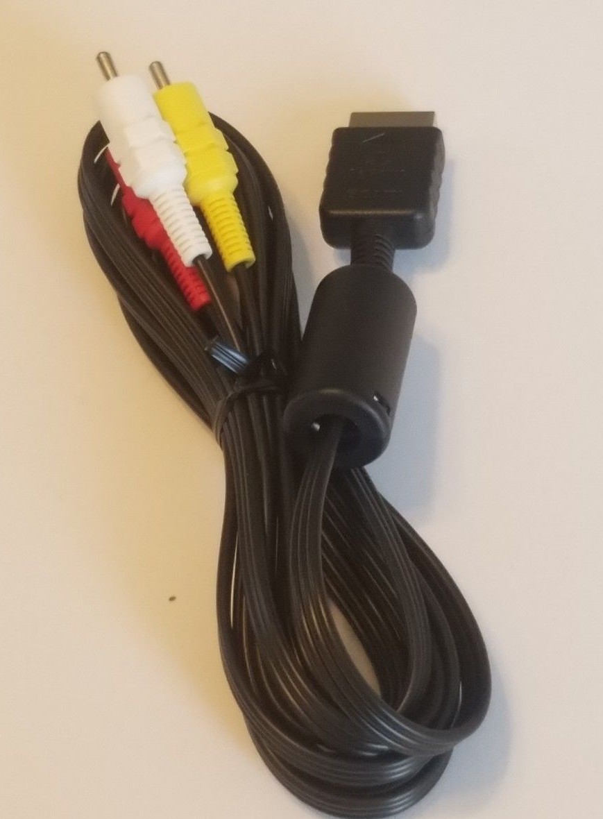 Sony Playstation 2 or 3 OEM 100% Authentic Audio, Visual Cables NEW