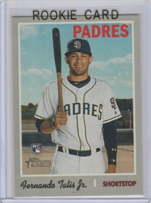 FERNANDO TATIS Jr. ROOKIE CARD Topps HERITAGE BASEBALL RC