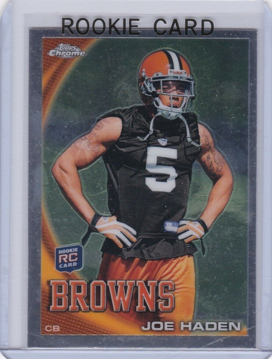 JOE HADEN ROOKIE CARD 2010 Topps Chrome Cleveland Browns Football RC. rookie card picture